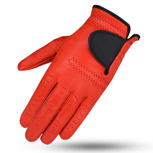 Gants de golf en cuir de mouton pur de couleur unie faits sur mesure, respirants et antidérapants, gants en cuir pour hommes - Product Image 5