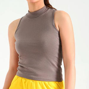 Camisetas sin mangas holgadas personalizadas al por mayor para mujer, camisetas informales sin mangas de verano de talla grande, camisetas cómodas y ligeras con cuello redondo 2025 - Product Image 3