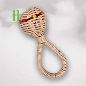 Hochets en métal écologiques Hochet pour bébé Ensemble de jouets de cuisine Conception OEM Personnaliser fait à la main Vente en gros Vietnam HNH Craft HNH2837 - Product Image 6