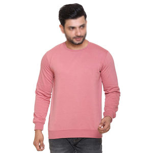 Sweat-shirt à col rond pour homme, veste polaire double face à manches longues avec poche, col rond en fibre de polyester, manches complètes, OEM - Product Image 1