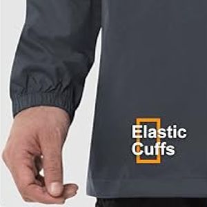 Chaqueta de exterior a prueba de agua de alta calidad, chaquetas cortavientos impermeables con logotipo personalizado, chaquetas de talla grande para hombre - Product Image 2