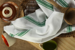 Quick-Dry <b>Microfiber</b> Golf <b>Beach</b> Home <b>Towel</b> Recycled Cotton Linen Vintage Strips Checkered Pattern Woven Technique-Kitchen <b>Towels</b> - Product Image 2