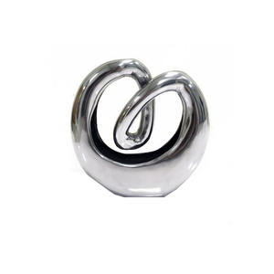 ชุดประติมากรรมอลูมิเนียม3ใบสีทองดีไซน์หรูหรา2025ใหม่สำหรับตกแต่งโรงแรม - Product Image 3