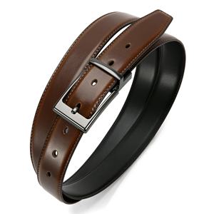 Cinturones Casuales Premium para Hombre, Cuero Vacuno Negro de Lujo Personalizado con Hebilla de Acero, de Pakistán - Product Image 4
