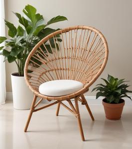 Muebles de caña y ratán de la mejor calidad, silla de ratán decorativa para sala de estar, disponible a precio competitivo - Product Image 2