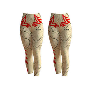 Leggings de yoga respirants à taille élastique au design unique pour femmes – Dernier style – Vente en gros de leggings pour femmes - Product Image 4