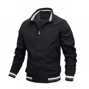 Bomber <b>Jacket</b> with Waterproof Fabric Custom Logo Embroidery Satin Shell and <b>Utility</b> Pockets for Bomber <b>Men</b> <b>Jacket</b> - Product Image 2