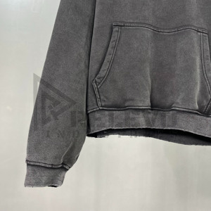Sweat à capuche en molleton 100 % coton pour homme, haute qualité, délavage acide, logo personnalisé, respirant, anti-rétrécissement, best-seller, prix raisonnable - Product Image 2