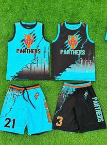 Conjunto de Uniforme Deportivo de Verano Unisex Personalizable de Baloncesto, Secado Rápido, Transpirable, Sin Mangas, 100% Poliéster, Tallas Grandes - Product Image 4