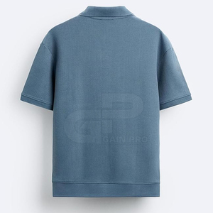 Camisa Ligera con Cuello Johnny para Hombre, con Ajuste Cómodo, Tela Transpirable y Estilo para Uso Diario - Product Image 2