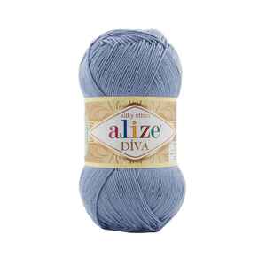 เส้นด้ายอะคริลิค100% 303 alize Diva - Product Image 1