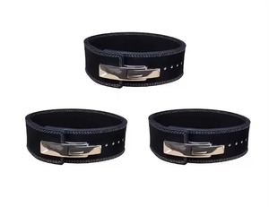 MEJOR Cinturón de levantamiento de pesas de doble punta de cuero genuino para hombres Cinturón de potencia de doble punta de cuero blanco Gimnasio Culturismo 4 pulgadas 10 MM - Product Image 3