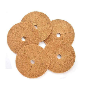 Tapis de paillis de disque de fibre de coco de qualité supérieure avec fibre de coco maintient l'humidité du sol verrouillée, empêche les mauvaises herbes, améliore le jardin - Product Image 5