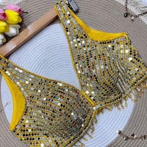 Blusa Étnica de Algodón, Moderna y Elegante, con Bordado de Espejo Real en Toda la Superficie, de Secado Rápido, para Fiestas, Marca Royal Export - Product Image 2