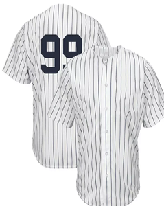 Camiseta de béisbol americana sublimada completa en blanco y negro Compre camisetas de béisbol sublimadas en blanco y negro Camiseta de béisbol - Product Image 1