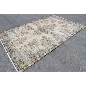 Oriental Beige Vert 6.2 X 9.8ft Tapis Turc Fait Main Style Classique Couloir Classique pour Salon Chambre Chevet Rectangulaire - Product Image 2