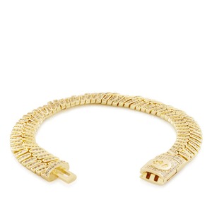 สร้อยข้อมือคิวบาลิงค์ประดับเพชรโมอิสซาไนต์แบบไอซ์เอาท์ ทำจากเงินแท้ 925 เครื่องประดับฮิปฮอปสุดหรูสำหรับผู้ชาย - Product Image 3