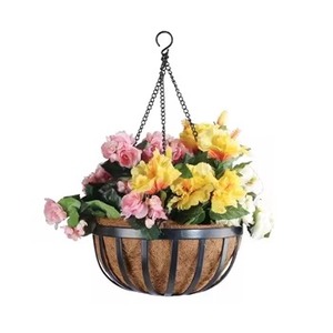 Jardinière suspendue plaquée or Pot en métal de meilleure qualité pour la décoration intérieure Produit de haute qualité pour l'affichage de plantes et de pots de fleurs - Product Image 3