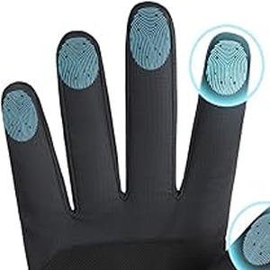 Guantes personalizables de Invierno para mujer de alta calidad OEM piel de oveja PU forrado al aire libre a prueba de viento guantes de moda subidos por Dress Sports - Product Image 2