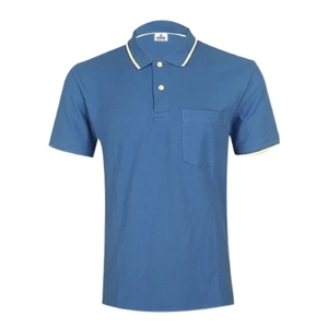 Camisetas personalizadas ecológicas de secado rápido para Polo para hombre, camisetas en blanco con sublimación de algodón orgánico 100%, reutilizables de gran tamaño - Product Image 3