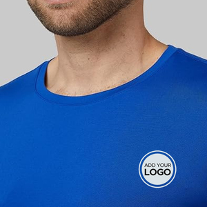 Conception personnalisée imprimée publicitaire multicolore T-shirts de fitness pour hommes - Product Image 3