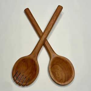 Grande cuillère en bois de manguier, artisanale, finition naturelle, écologique, biodégradable, jetable, pour la cuisine, le service, la maison, le restaurant - Product Image 1
