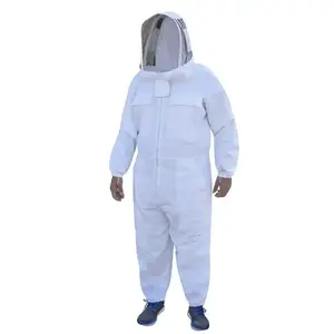 Wholesale High Quality Custom Premium Design New Arrival Non-Woven Hooded Beekeeping Suits For Professional Bee Keepers