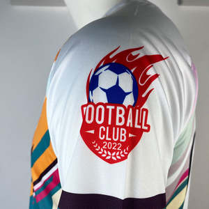 เสื้อฟุตบอลคุณภาพสูงแบบยูนิเซ็กซ์ ผลิตจากโพลีเอสเตอร์ 100% พร้อมลายพิมพ์แบบซับลิเมชั่นเต็มตัว ขายส่งเสื้อสโมสรฟุตบอลสำหรับใส่เล่นฟุตบอล - Product Image 4