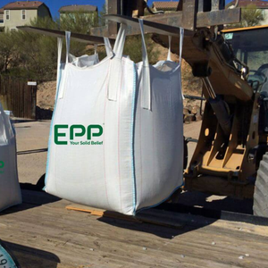 Sacs jumbo conducteurs antistatiques à dessus ouvert d'usine du Vietnam plastique tissé respirant FIBC tonnes 1000kg 1tonne 1500kg poids de chargement - Product Image 4