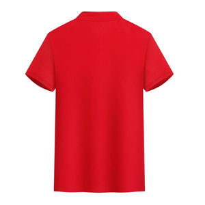 Polos pour hommes en coton respirant, vente en gros OEM, tricotés, décontractés, couleur unie, manches courtes, longueur standard, teinture unie - Product Image 4