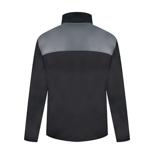 Custom Embroidered Logo Winter Wind-Proof Quick-Dry Team Uniform <b>Jackets</b> for Men <b>Women</b> Polyester Plus Fleece Canvas Fabric - Product Image 2