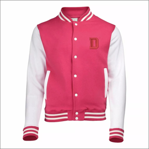 Veste de baseball pour homme sur mesure OEM, broderie d'alphabet, col rabattu, veste universitaire pour une utilisation hivernale personnalisée, devant 100% - Product Image 6