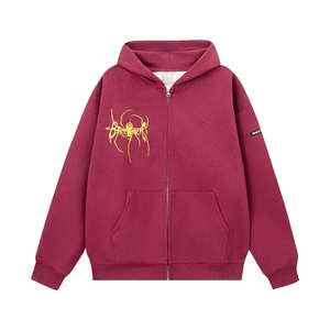 Sudadera con capucha lisa de invierno de algodón 100% de alta calidad con logotipo personalizado para hombre con bolsillo de manga larga de gran tamaño - Product Image 5