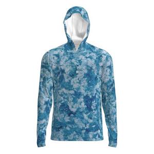 UPF50 + chemises de pêche hommes séchage rapide respirant chemises de sport camouflage grande taille chemises de pêche sweats à capuche de pêche impression par Sublimation - Product Image 6