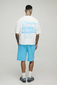 เสื้อยืดสตรีทไซส์ใหญ่พิเศษสำหรับผู้ชาย2025 240GSM ผ้าฝ้าย100% พรีเมี่ยม - Product Image 2