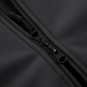 Vestes de plein air softshell personnalisées pour la saison d'hiver, vêtements de sport imperméables en polyester et nylon avec col montant et fermeture à glissière - Product Image 4