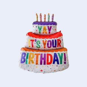 Globo de Aluminio para Pastel de Cumpleaños de 102 cm, Decoración para Fiesta de Cumpleaños - Product Image 1