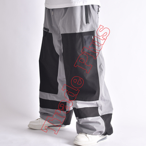 Pantalones de Nieve Cargo de Tallas Grandes de la Mejor Calidad, Cintura con Cordón, Bolsillos Cargo, Tela Impermeable, Ventilaciones, Cintura Elástica, Forro Polar - Product Image 2