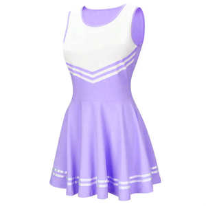 Uniforme Profesional Clásico de Porristas con Falda Plisada para Bebés y Niños Pequeños, Camisetas y Tops 100% Poliéster Duradero OEM - Product Image 2