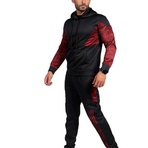 Nuevo Conjunto Deportivo Informal de Invierno de Alta Calidad, 100% Algodón, Cortavientos, con Parche de Logotipo Personalizado Bordado, Color Negro - Product Image 2