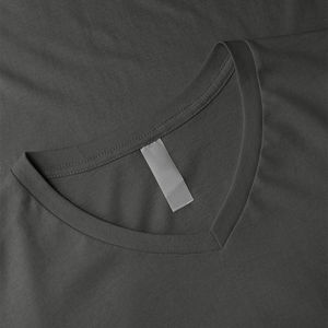 Wholesale <b>Mens</b> Slim Fit <b>V</b> <b>Neck</b> <b>T</b> <b>Shirts</b> 100% Cotton Comfortable Solid Color Breathable Eco-Friendly Blank Tee - Product Image 1
