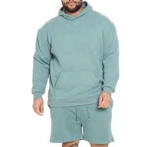 Gran oferta, conjunto de pantalones cortos y Sudadera con capucha de entrenamiento deportivo informal transpirable, gran oferta, ropa deportiva y ropa deportiva, conjunto de pantalones cortos con capucha - Product Image 1