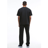 T-shirts pour hommes en polyester/coton personnalisés de qualité supérieure, coupe ample, respirants, anti-boulochage, écologiques, séchage rapide, vente en gros