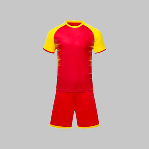 เสื้อฟุตบอลชายและหญิงไล่ระดับสีชุดเสื้อและเสื้อฟุตบอลชุดเครื่องแบบทีมฟุตบอลระบายอากาศ - Product Image 4