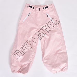 Pantalon de ski/snowboard ample personnalisé de haute qualité, imperméable, coupe-vent, séchage rapide, respirant, doublure polaire, fermeture à cordon - Product Image 1