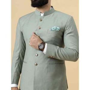 Elegante Traje Verde Jodhpuri | Ropa Étnica Premium para Hombre - Product Image 4
