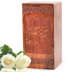 โกศเผาศพทำด้วยมือทำจากไม้โกศสำหรับตกแต่งงานศพชายและหญิง - Product Image 1