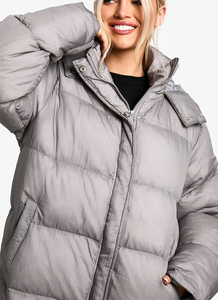 Manteau matelassé long pour femme, imperméable et chaud, idéal pour la randonnée en hiver 2026, avec capuche, ultra-thermique, pour le trekking - Product Image 2