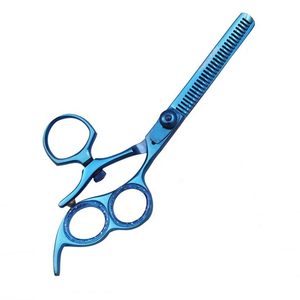 Ciseaux de coiffure professionnels en gros, lame tranchante en acier inoxydable, ciseaux de coupe de cheveux pour barbier, plastique - Product Image 4