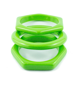 Top Trending Daily Ware Mujeres Liso Grandes Flores redondas Brazalete de resina Artículos de artesanía natural más vendidos - Product Image 2